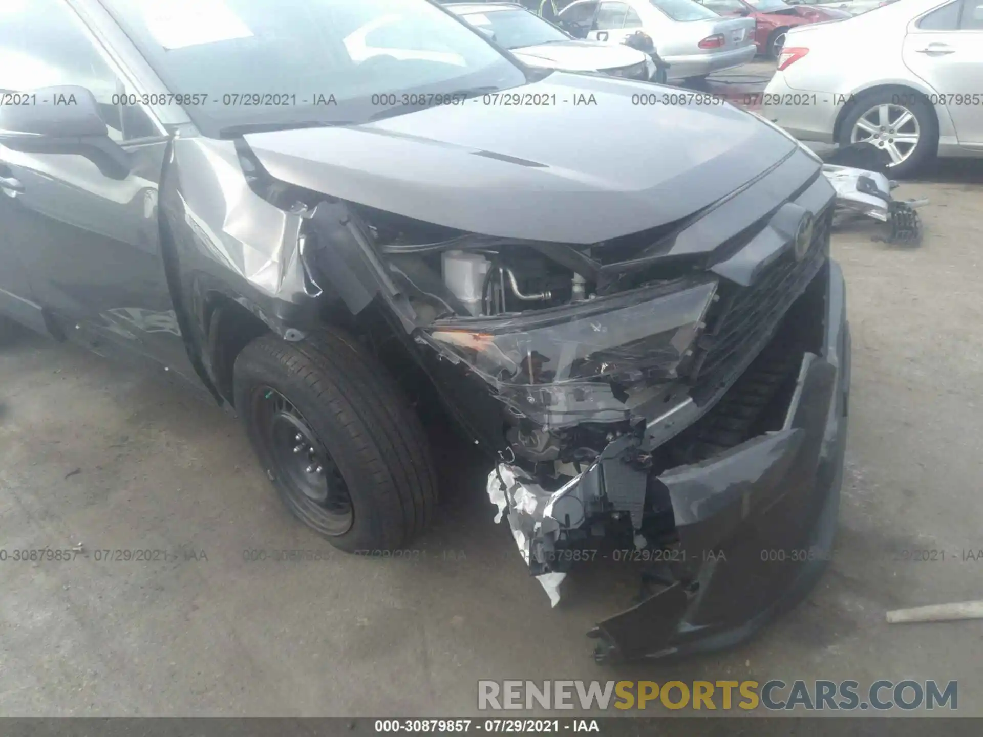 6 Photograph of a damaged car 2T3K1RFVXLW070764 TOYOTA RAV4 2020