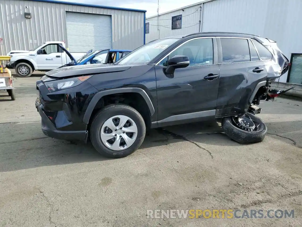 1 Photograph of a damaged car 2T3K1RFVXLW078363 TOYOTA RAV4 2020