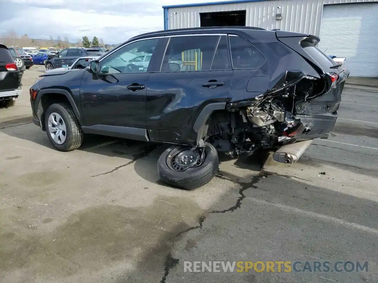 2 Photograph of a damaged car 2T3K1RFVXLW078363 TOYOTA RAV4 2020