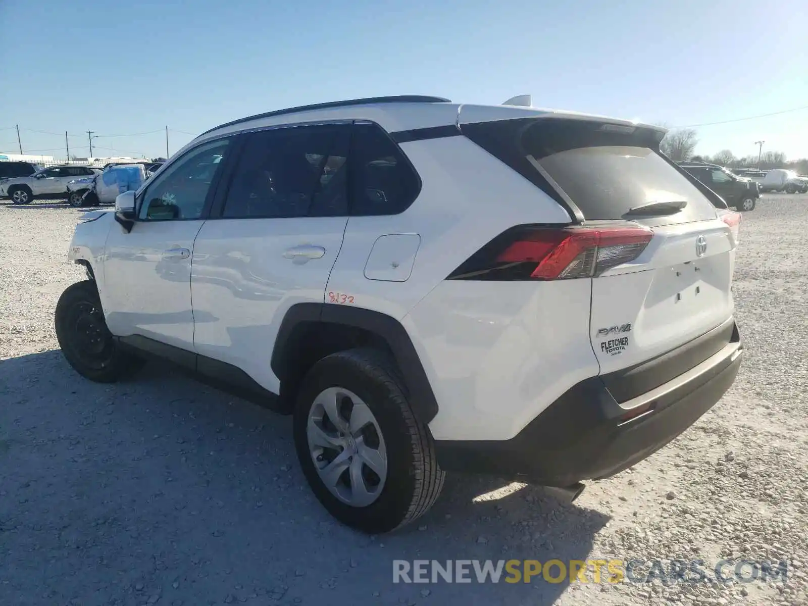 3 Photograph of a damaged car 2T3K1RFVXLW080601 TOYOTA RAV4 2020