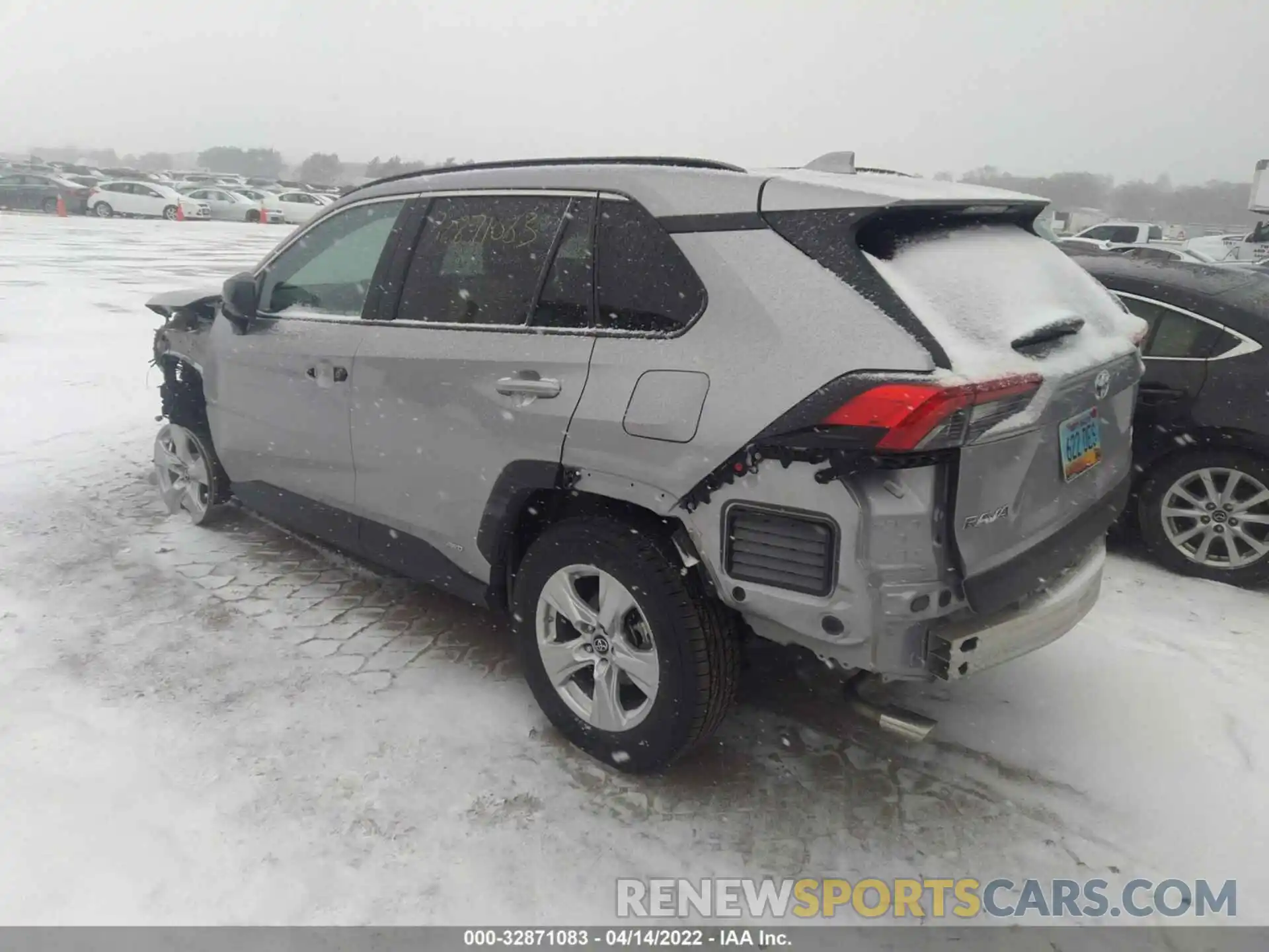 3 Photograph of a damaged car 2T3L6RFV3LW001355 TOYOTA RAV4 2020