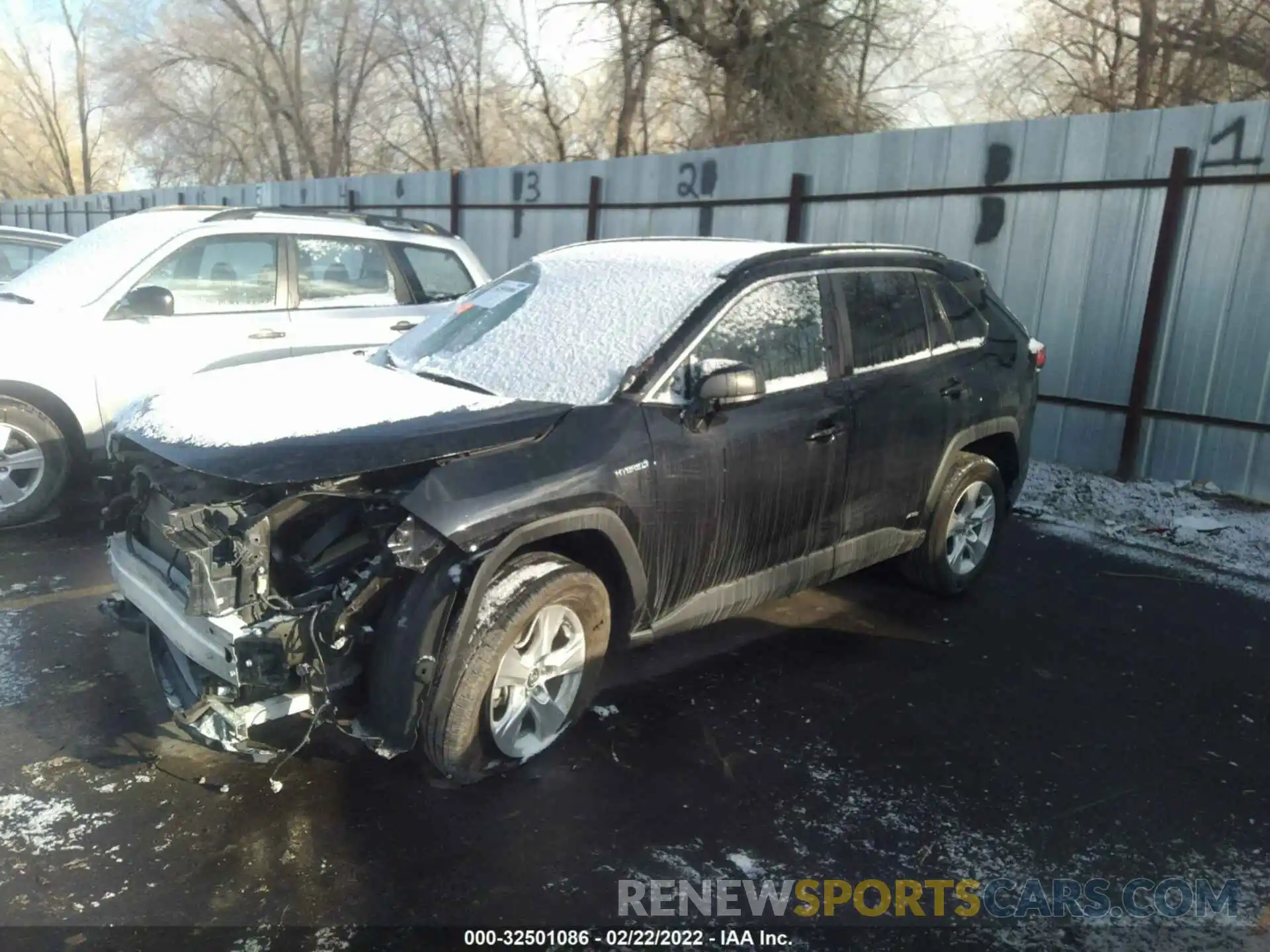 2 Photograph of a damaged car 2T3L6RFV7LW001004 TOYOTA RAV4 2020