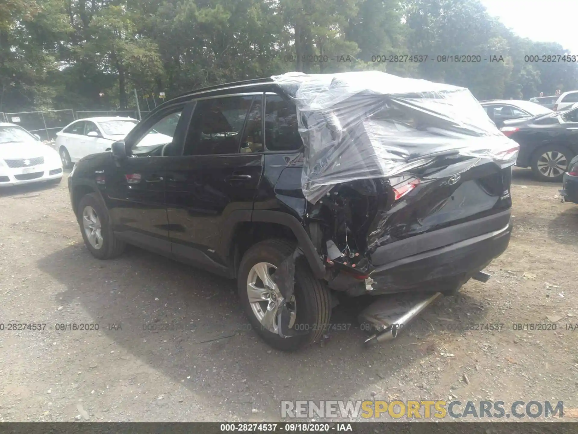 14 Photograph of a damaged car 2T3LWRFV0LW063117 TOYOTA RAV4 2020