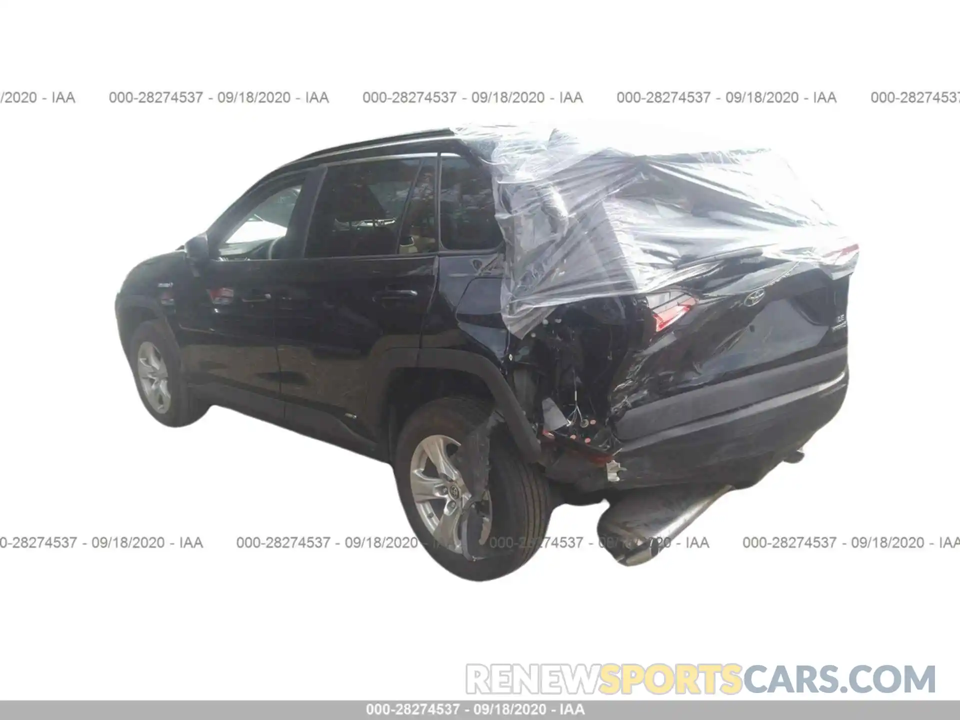 3 Photograph of a damaged car 2T3LWRFV0LW063117 TOYOTA RAV4 2020