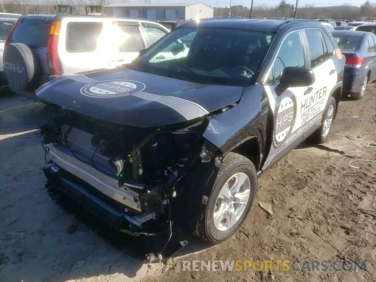 2 Photograph of a damaged car 2T3LWRFV1LW052112 TOYOTA RAV4 2020