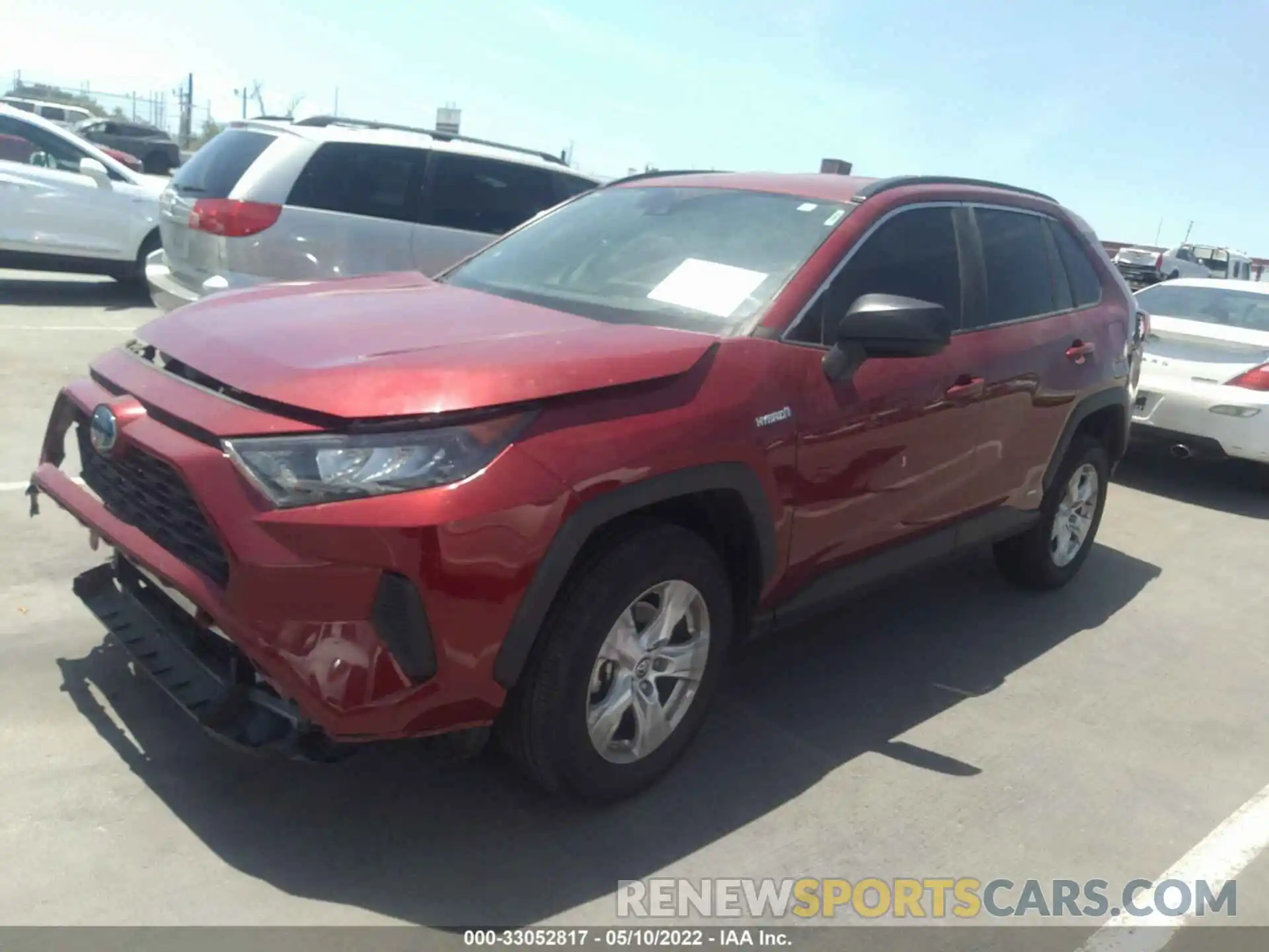 2 Photograph of a damaged car 2T3LWRFV2LW062146 TOYOTA RAV4 2020