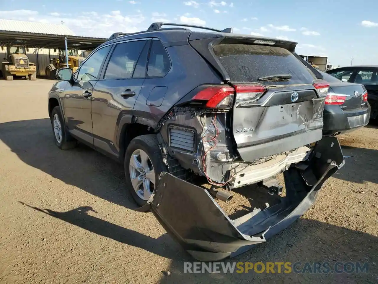 3 Photograph of a damaged car 2T3LWRFV6LW090273 TOYOTA RAV4 2020