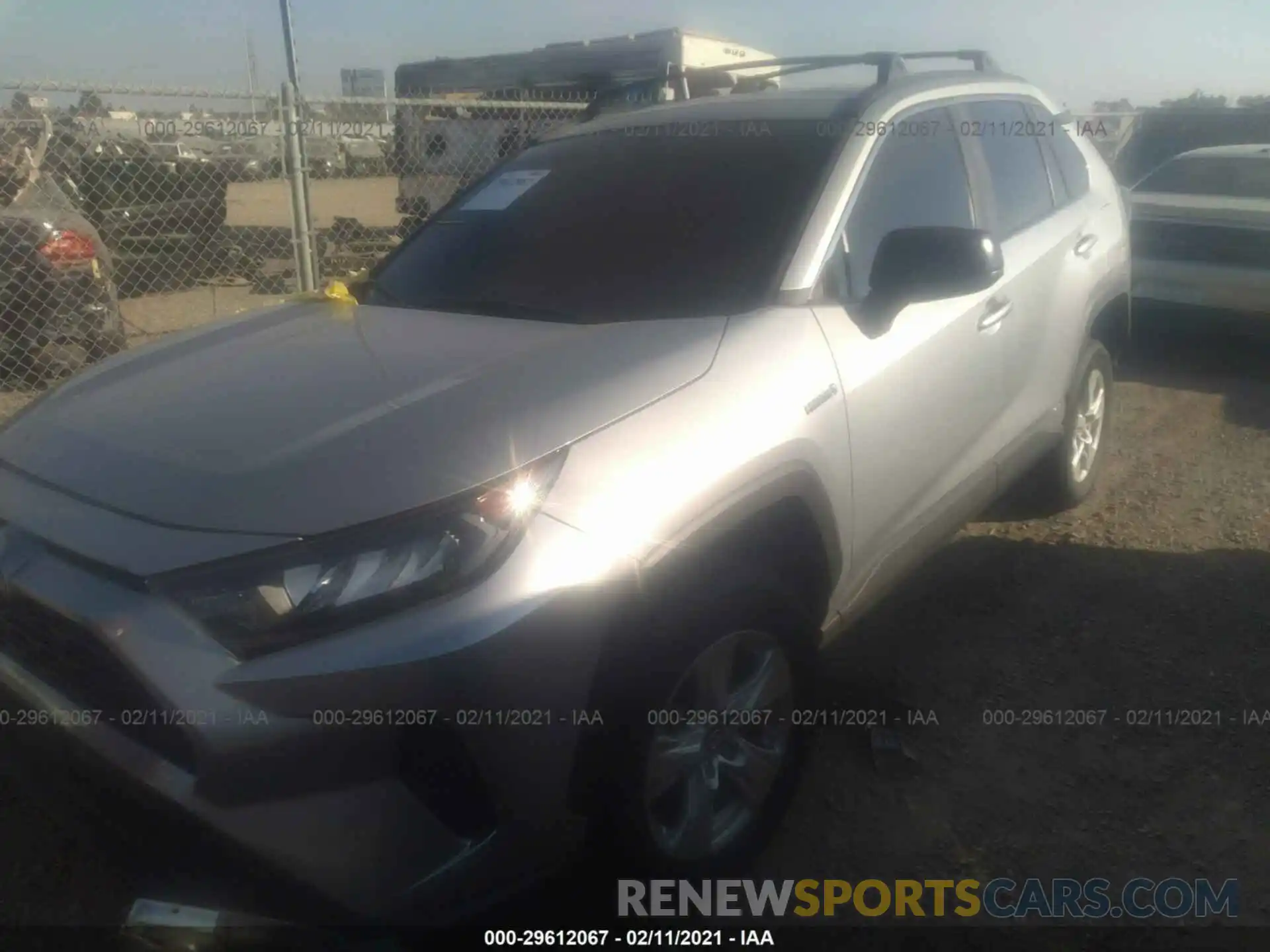 2 Photograph of a damaged car 2T3LWRFV6LW092430 TOYOTA RAV4 2020