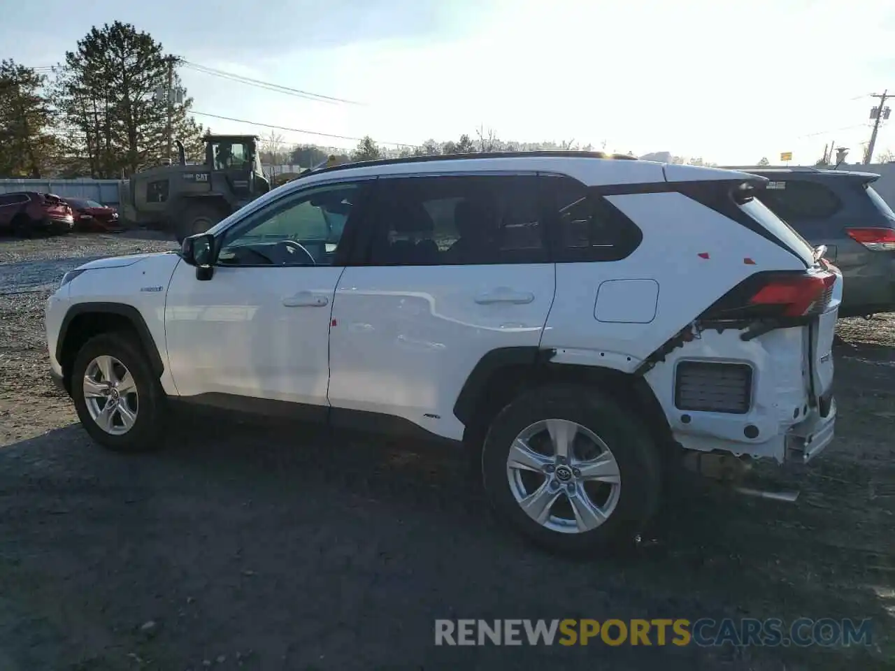 2 Photograph of a damaged car 2T3LWRFV7LW066287 TOYOTA RAV4 2020