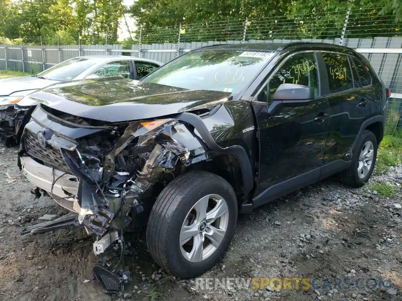 2 Photograph of a damaged car 2T3LWRFVXLW054747 TOYOTA RAV4 2020