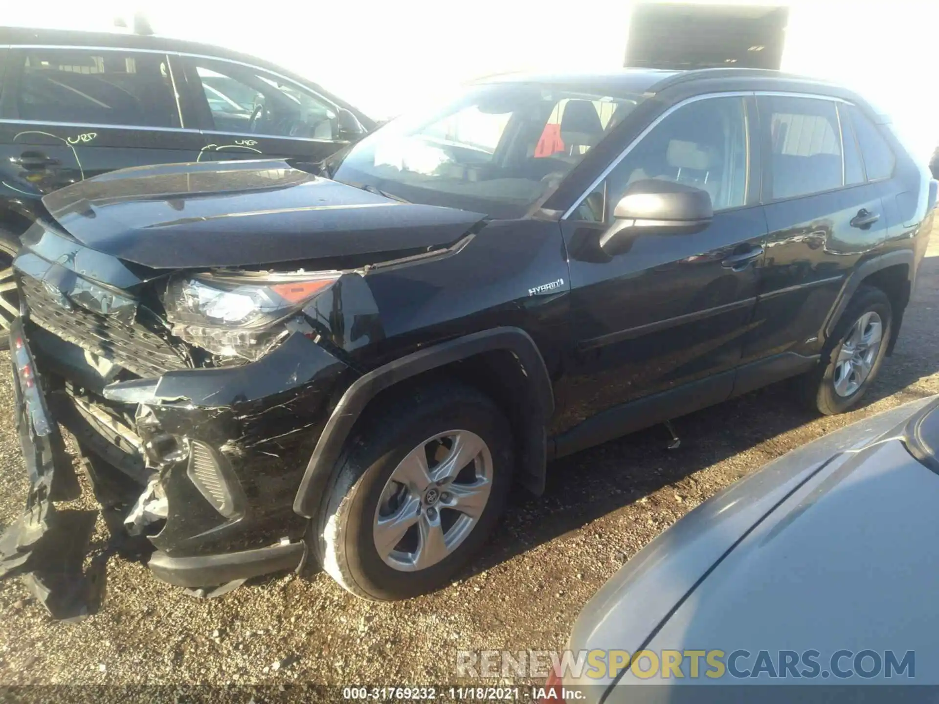 2 Photograph of a damaged car 2T3LWRFVXLW066378 TOYOTA RAV4 2020