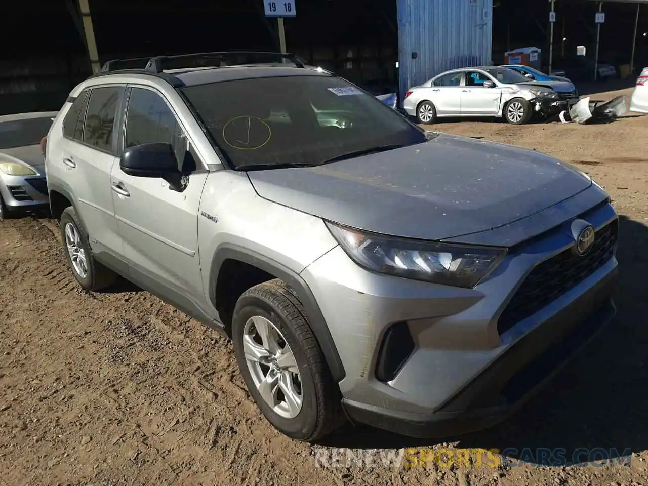 1 Фотография поврежденного автомобиля 2T3LWRFVXLW073489 TOYOTA RAV4 2020