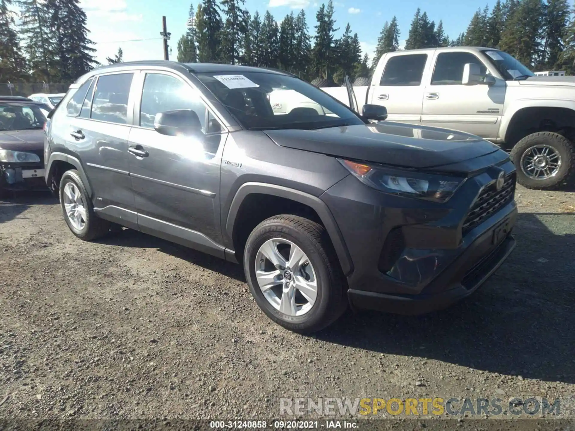 1 Photograph of a damaged car 2T3MWRFV0LW050856 TOYOTA RAV4 2020