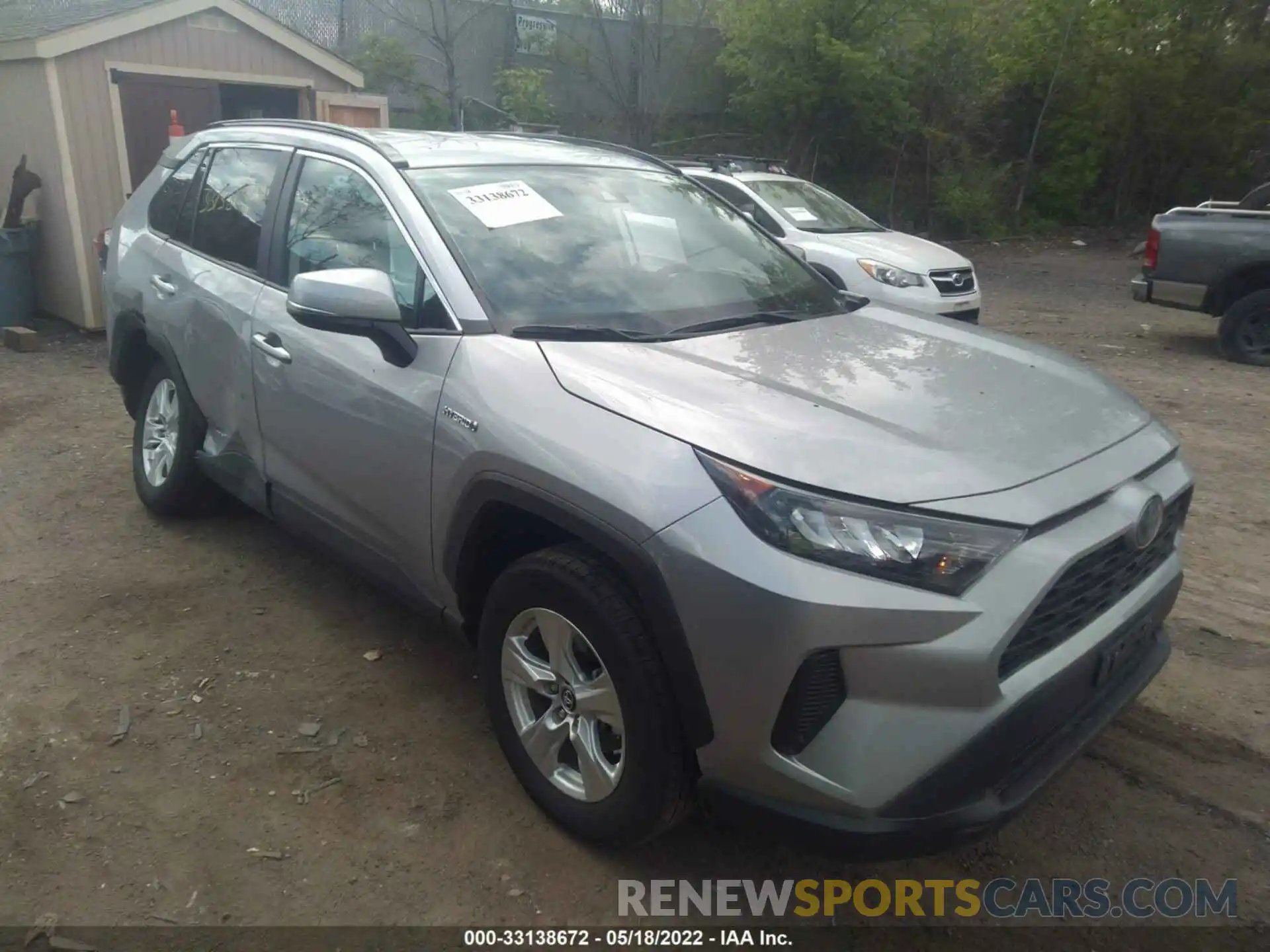 1 Photograph of a damaged car 2T3MWRFV0LW072890 TOYOTA RAV4 2020