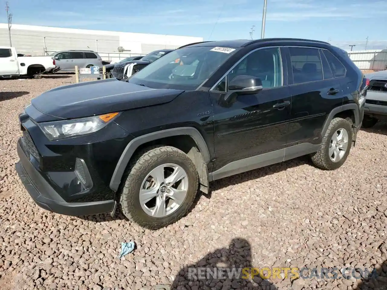 1 Photograph of a damaged car 2T3MWRFV1LW052955 TOYOTA RAV4 2020