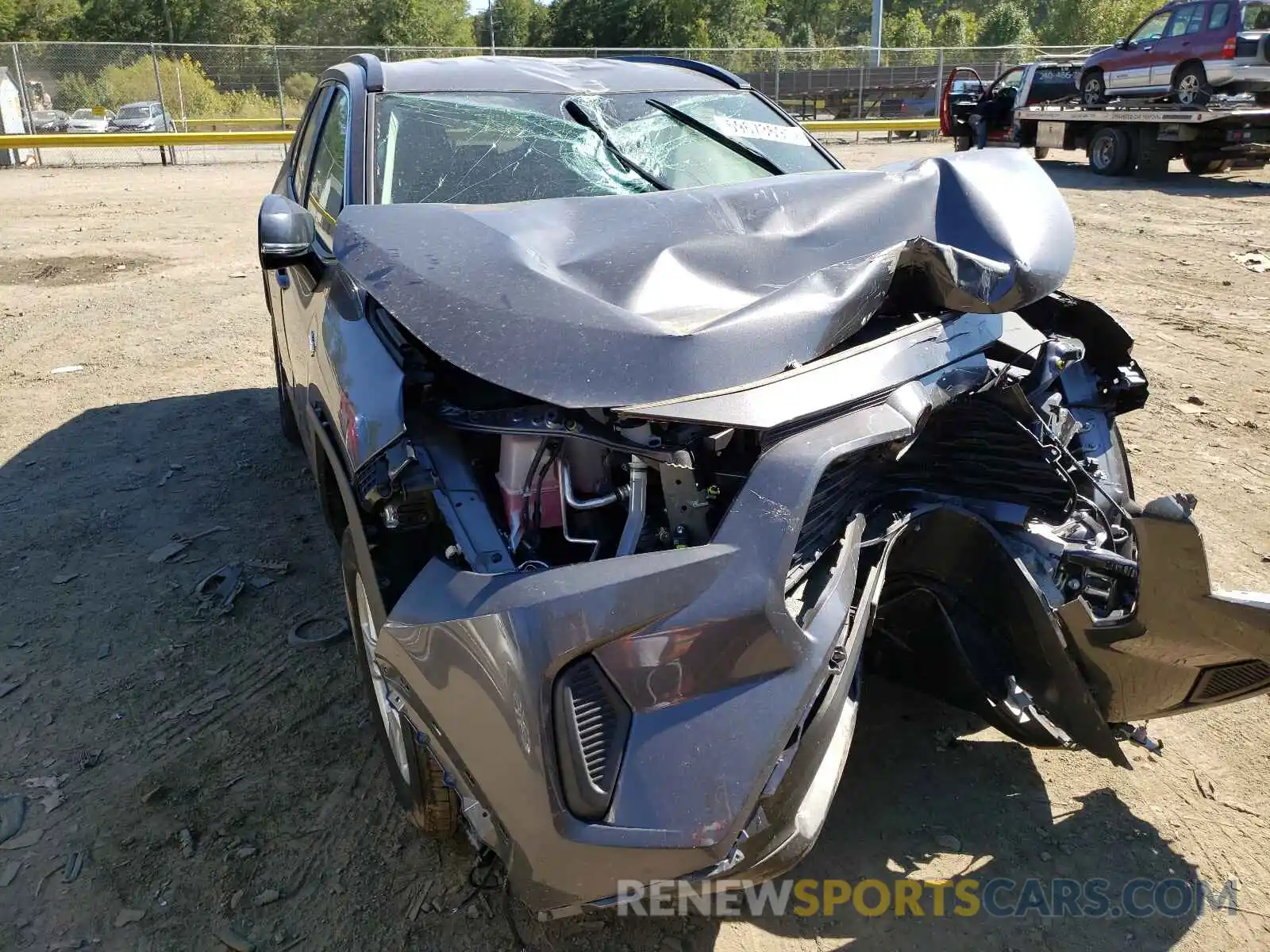 9 Photograph of a damaged car 2T3MWRFV1LW054219 TOYOTA RAV4 2020