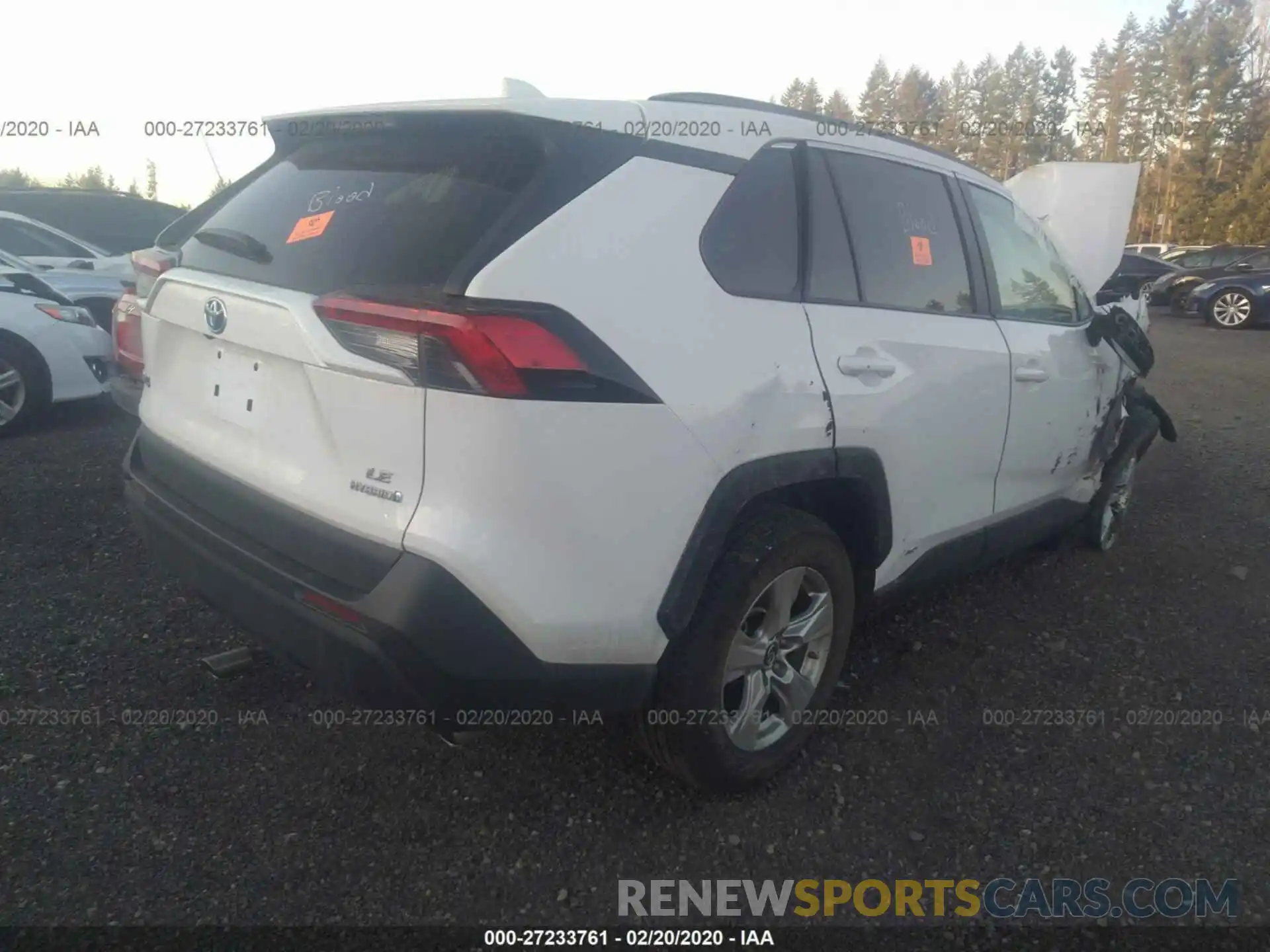 4 Фотография поврежденного автомобиля 2T3MWRFV1LW056293 TOYOTA RAV4 2020