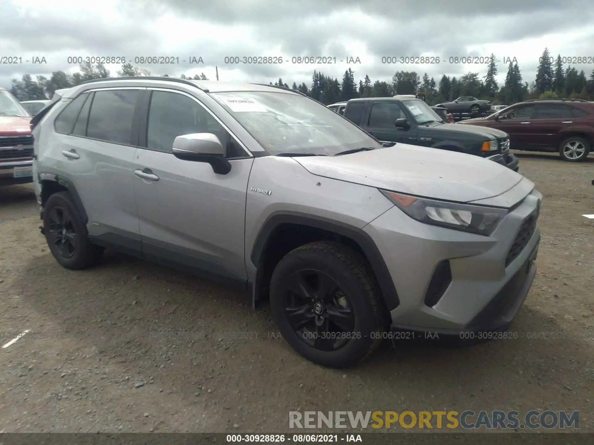 1 Photograph of a damaged car 2T3MWRFV2LW056366 TOYOTA RAV4 2020