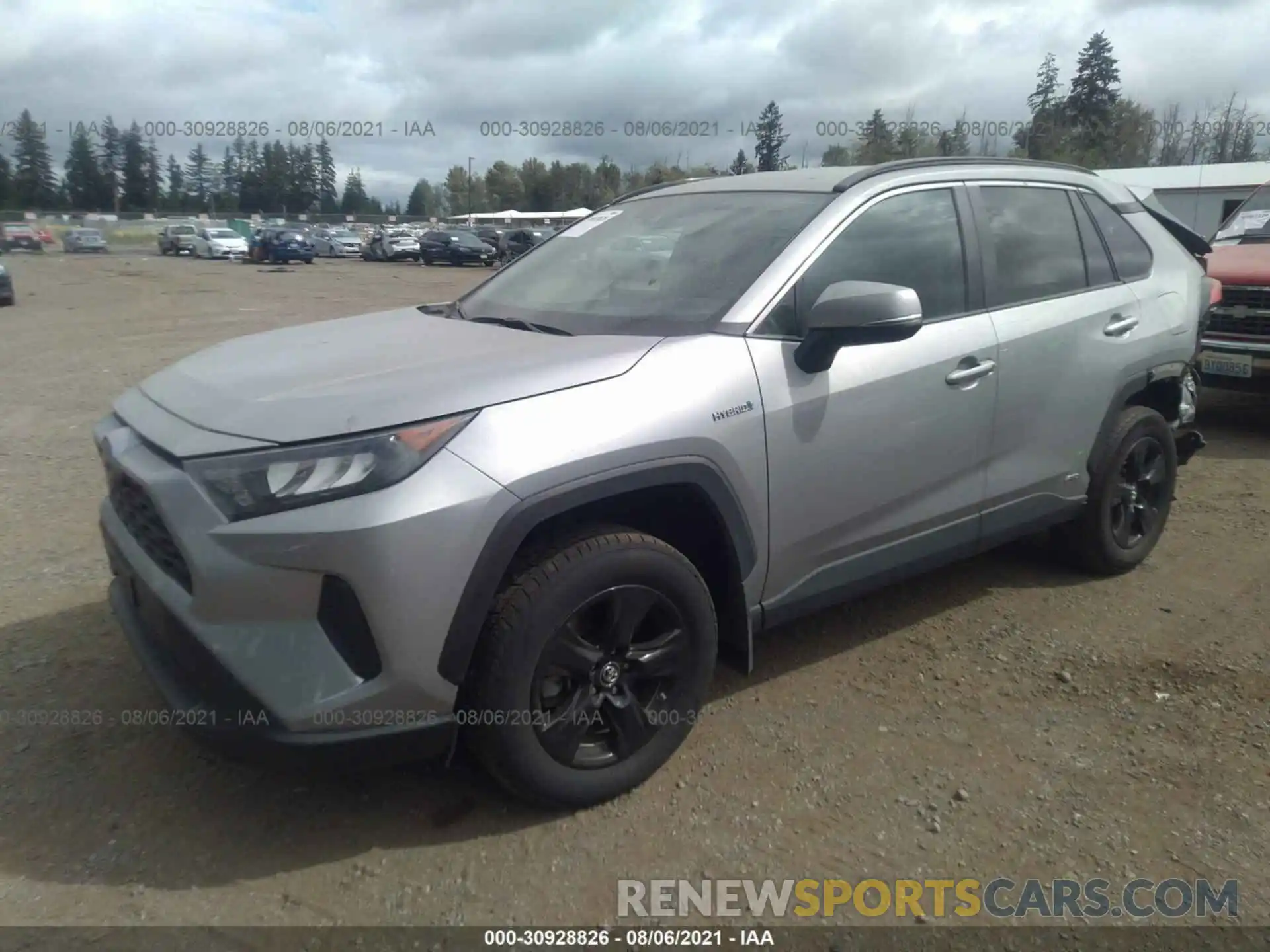 2 Photograph of a damaged car 2T3MWRFV2LW056366 TOYOTA RAV4 2020