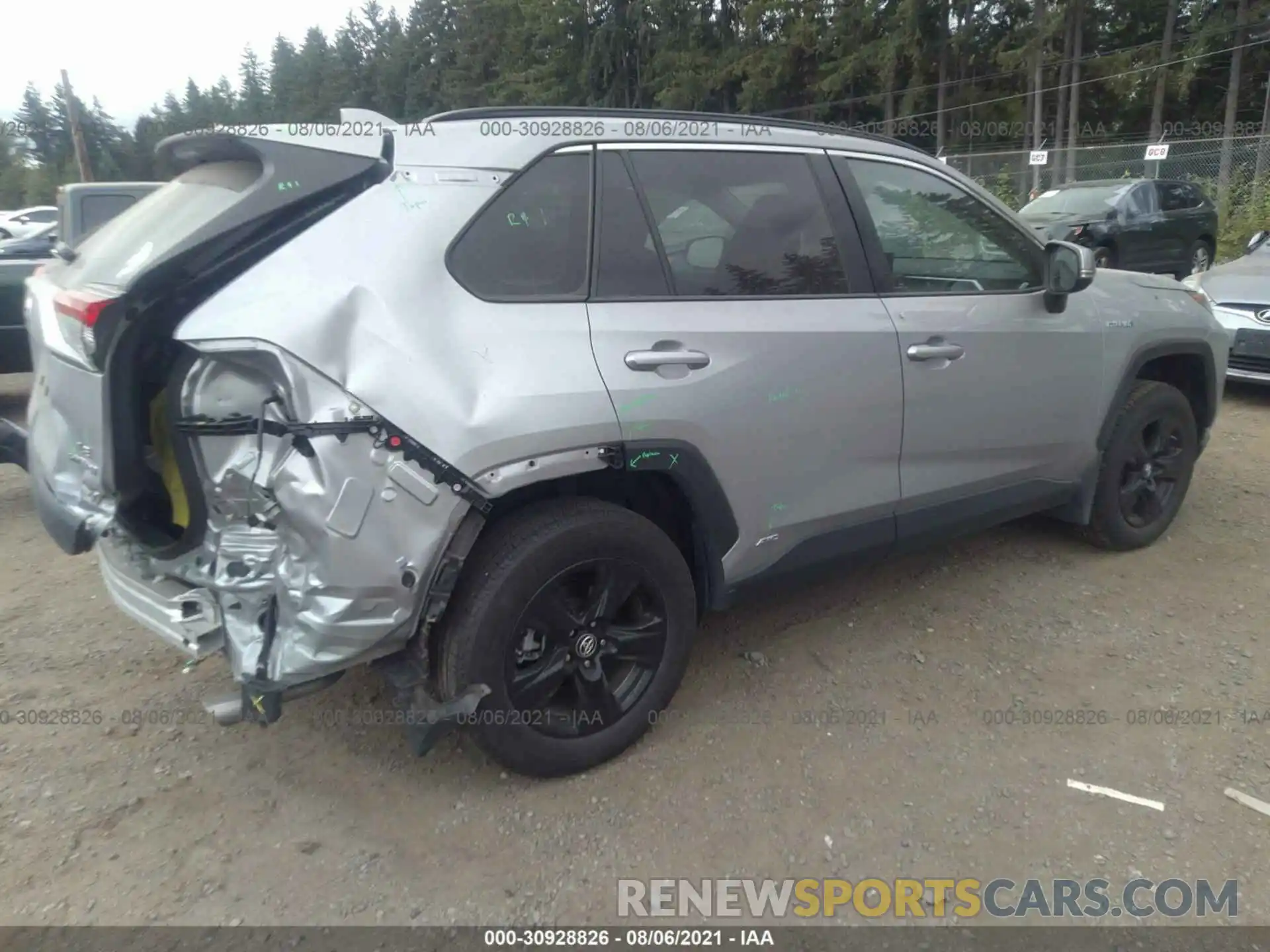 4 Photograph of a damaged car 2T3MWRFV2LW056366 TOYOTA RAV4 2020