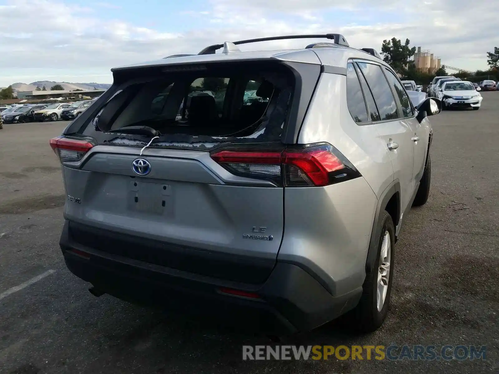 4 Photograph of a damaged car 2T3MWRFV2LW056951 TOYOTA RAV4 2020