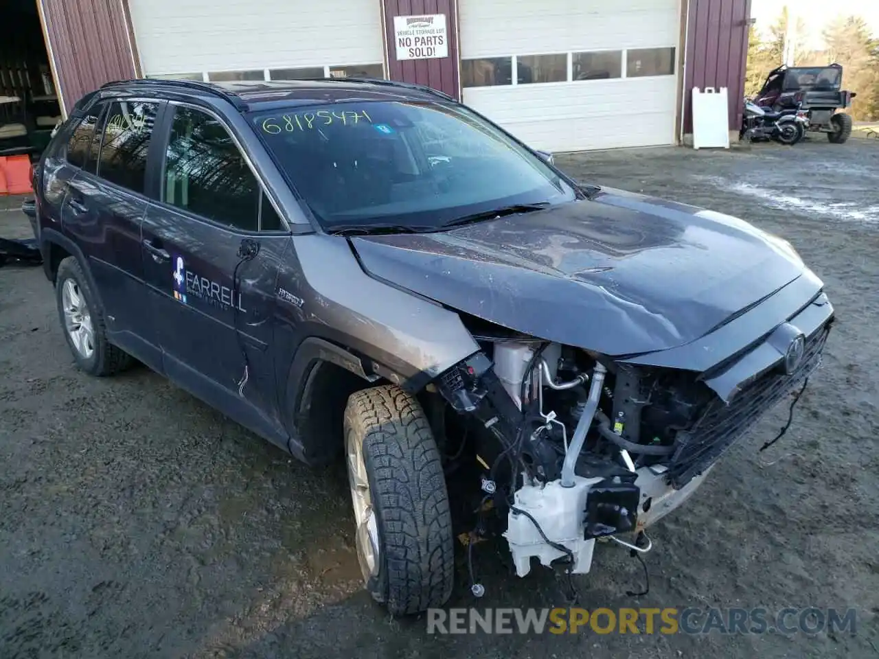 1 Photograph of a damaged car 2T3MWRFV2LW070168 TOYOTA RAV4 2020