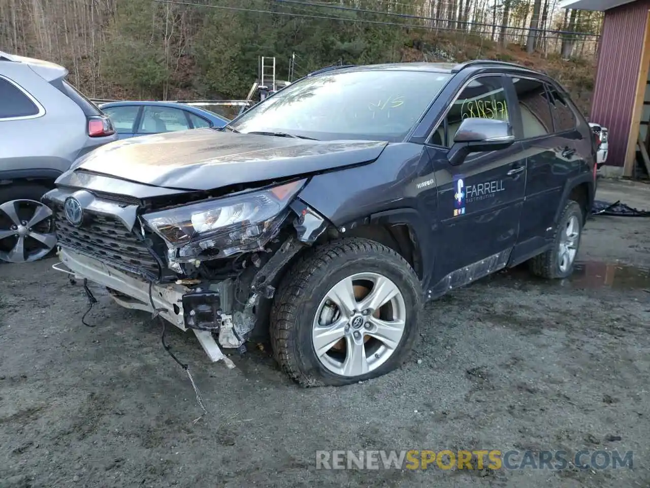 2 Photograph of a damaged car 2T3MWRFV2LW070168 TOYOTA RAV4 2020