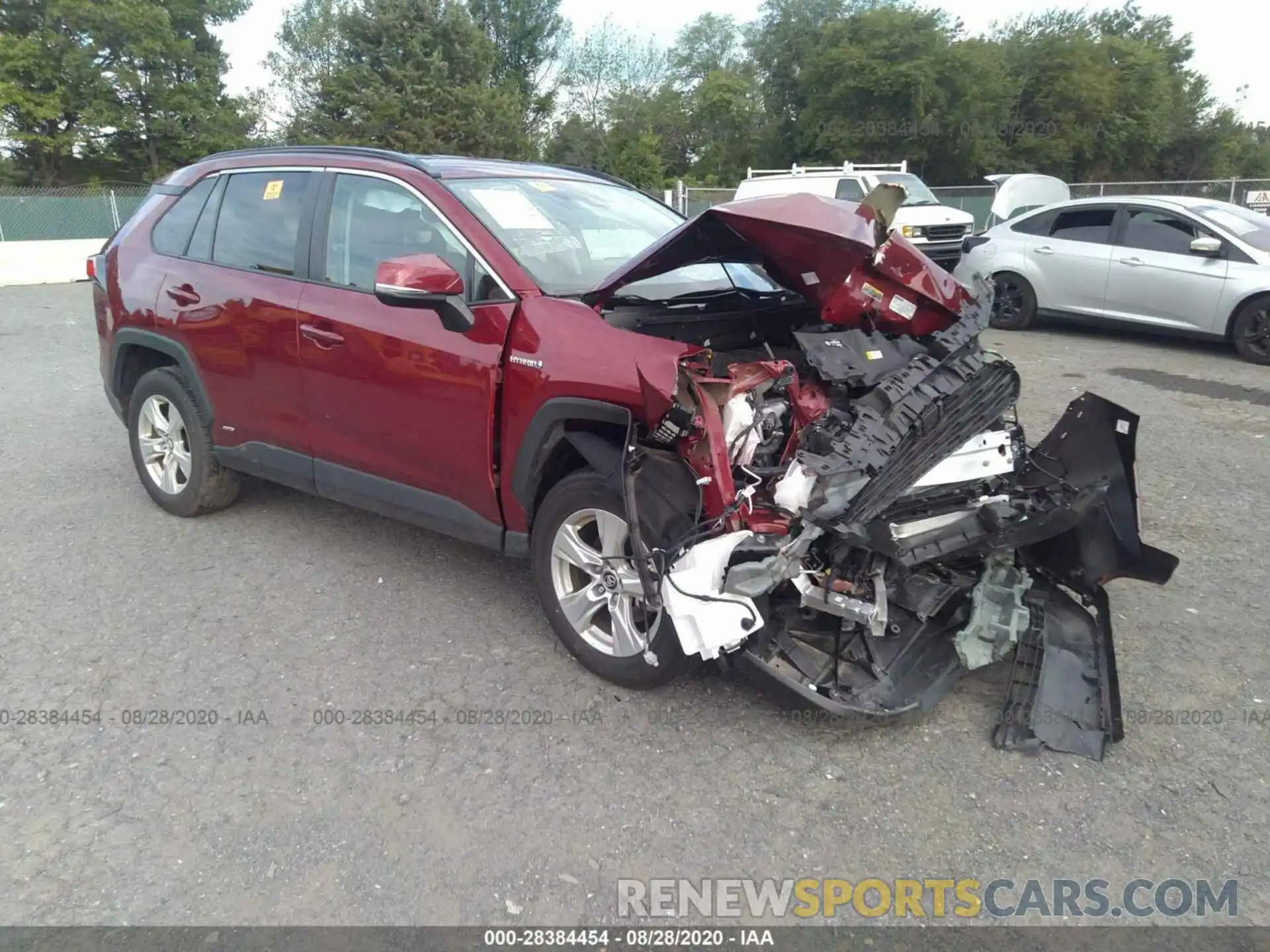 1 Photograph of a damaged car 2T3MWRFV3LW047952 TOYOTA RAV4 2020