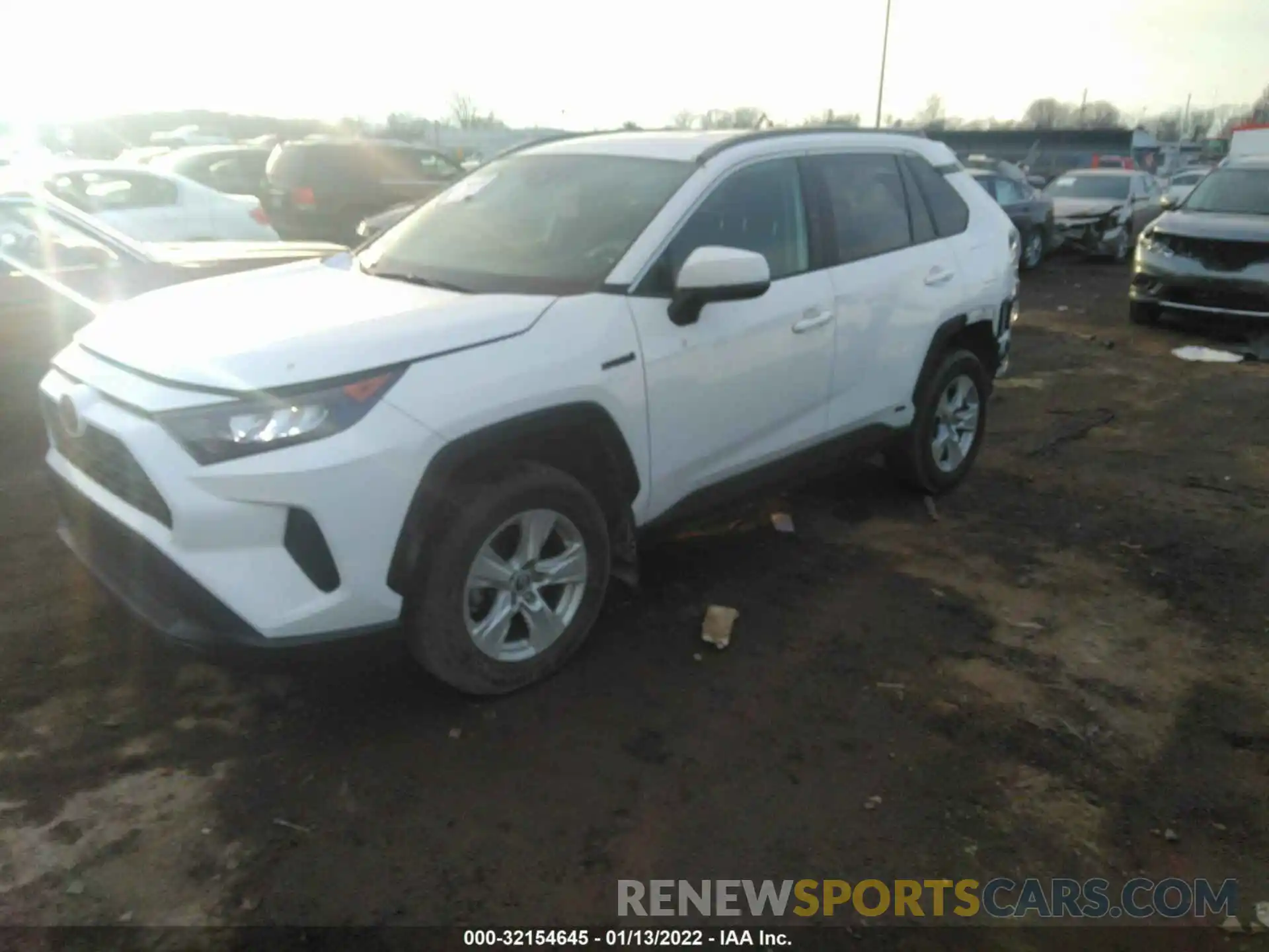 2 Photograph of a damaged car 2T3MWRFV3LW054304 TOYOTA RAV4 2020