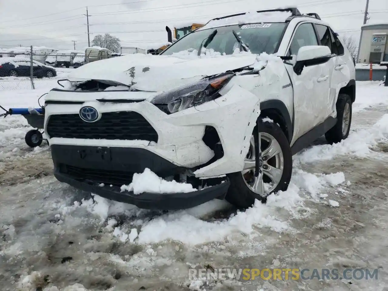 2 Photograph of a damaged car 2T3MWRFV4LW055462 TOYOTA RAV4 2020