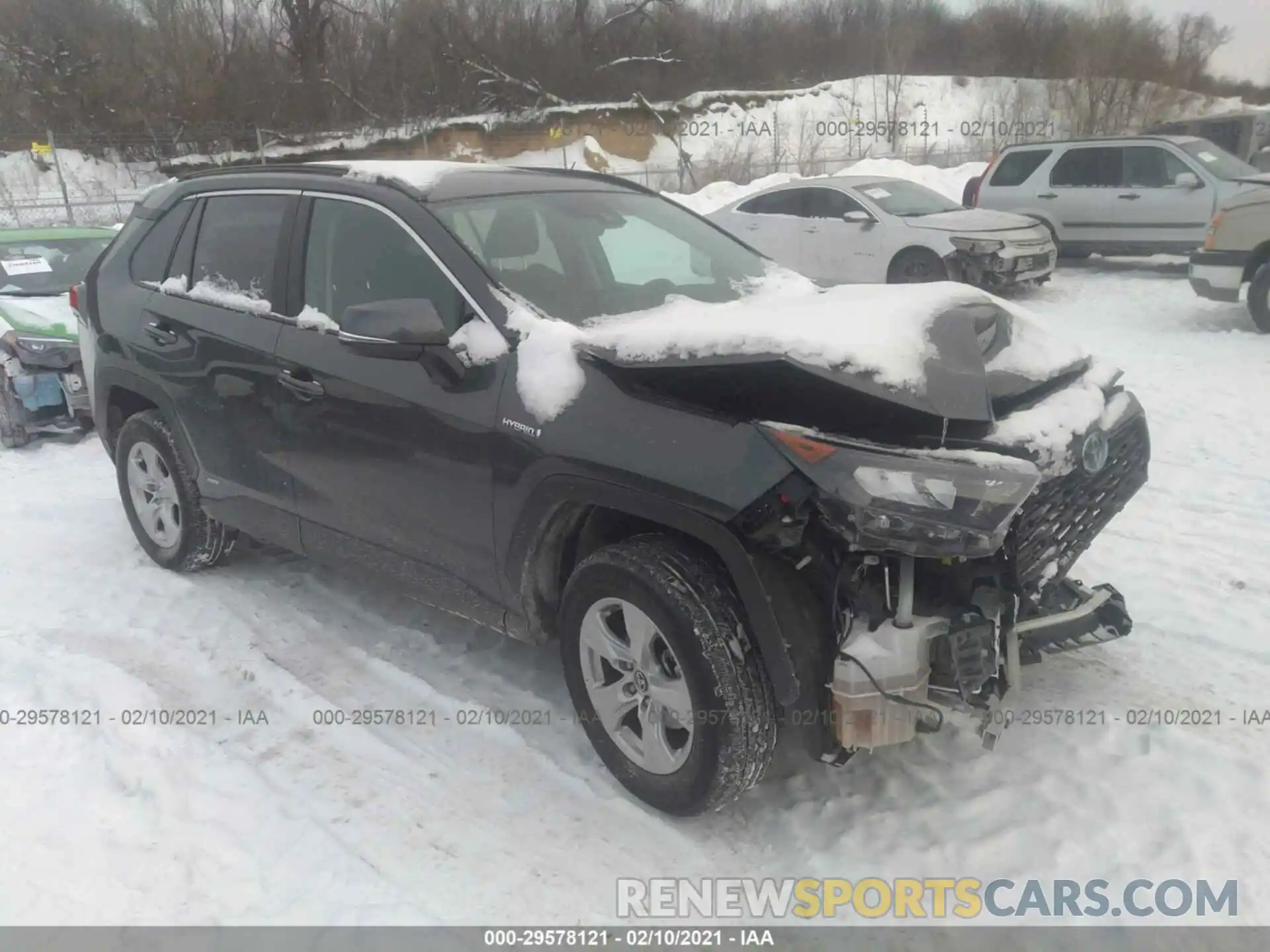 1 Photograph of a damaged car 2T3MWRFV4LW074982 TOYOTA RAV4 2020