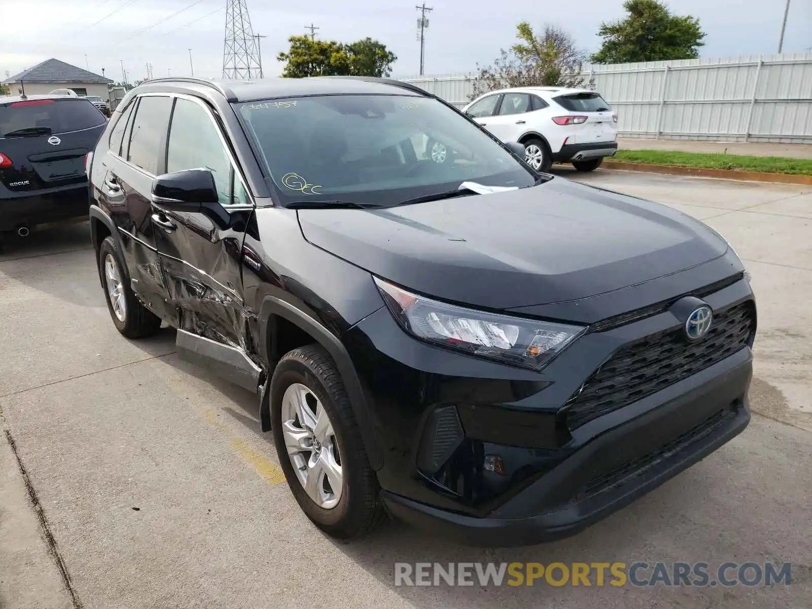 1 Photograph of a damaged car 2T3MWRFV5LW064767 TOYOTA RAV4 2020