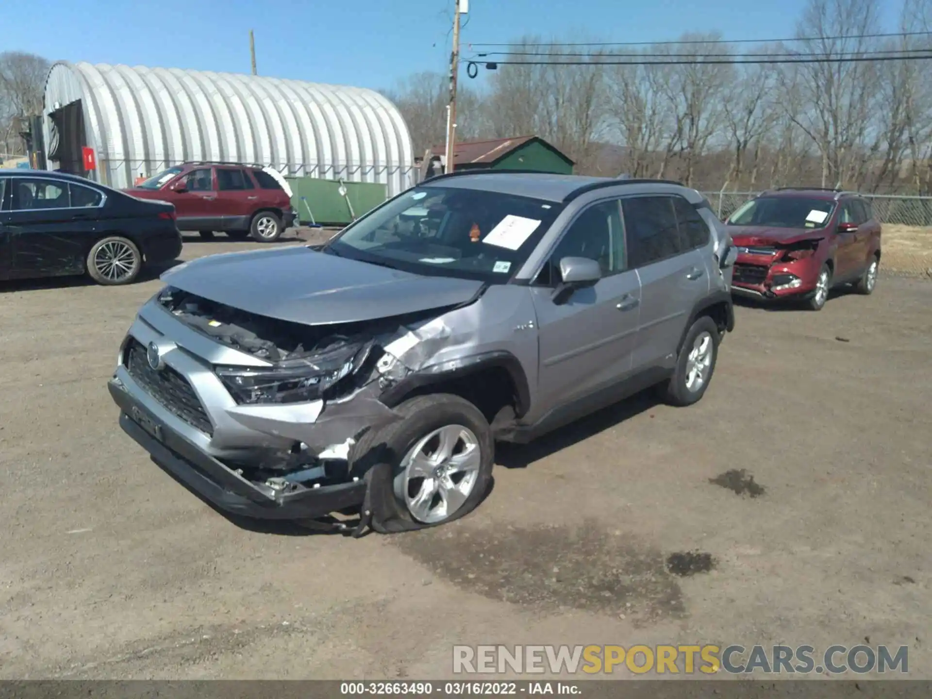 2 Photograph of a damaged car 2T3MWRFV6LW054815 TOYOTA RAV4 2020