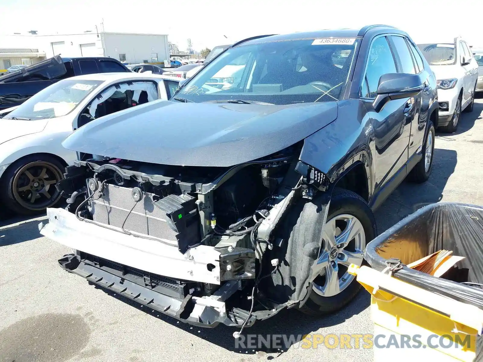 2 Photograph of a damaged car 2T3MWRFV6LW074661 TOYOTA RAV4 2020