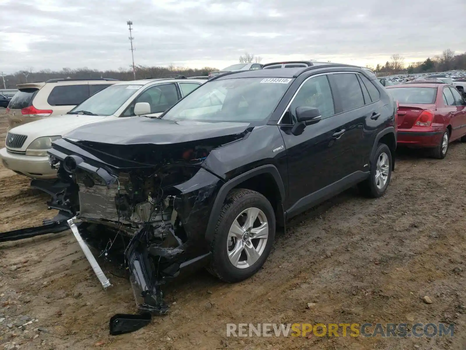 2 Photograph of a damaged car 2T3MWRFV7LW052717 TOYOTA RAV4 2020