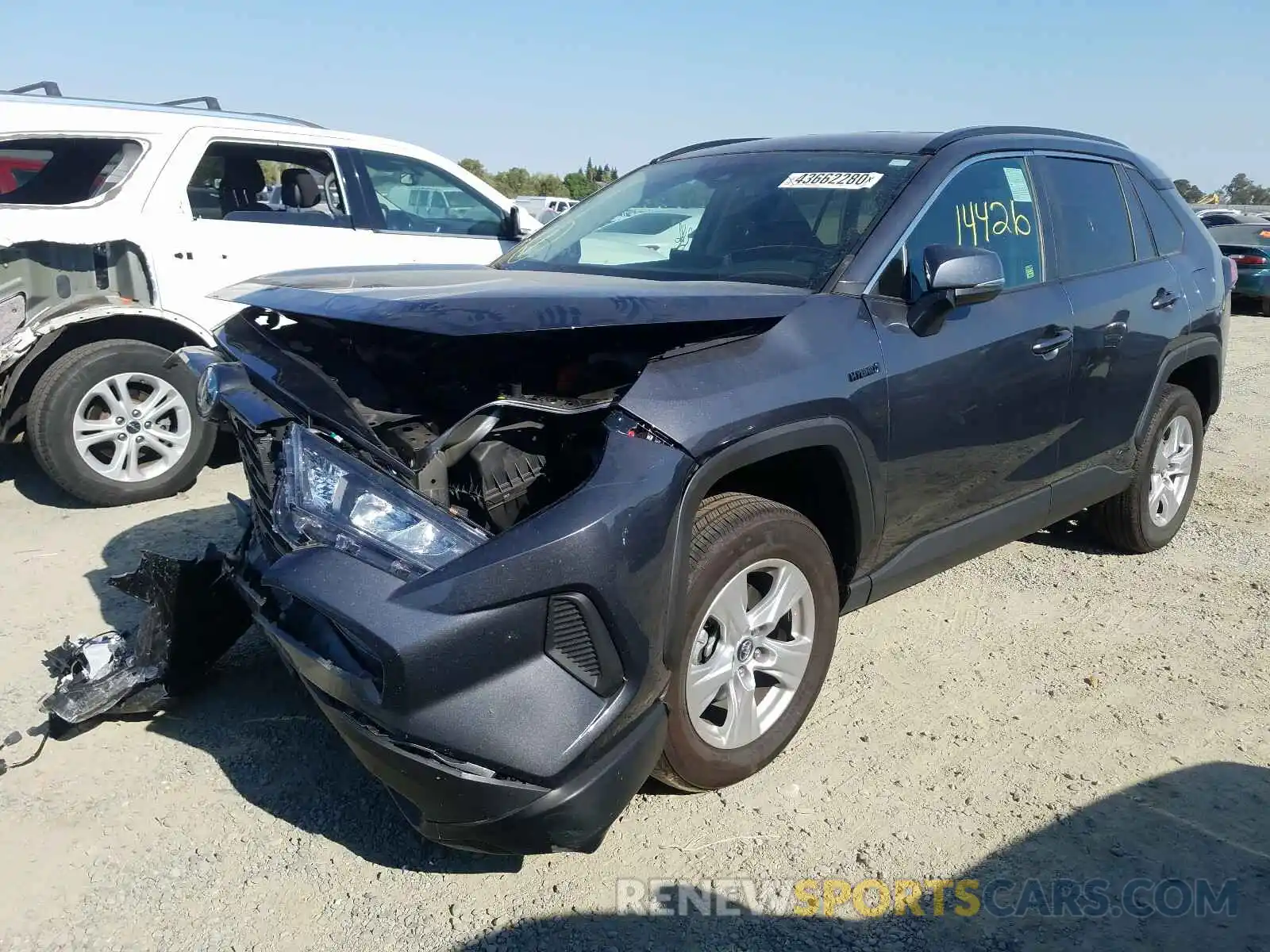 2 Photograph of a damaged car 2T3MWRFV7LW055519 TOYOTA RAV4 2020