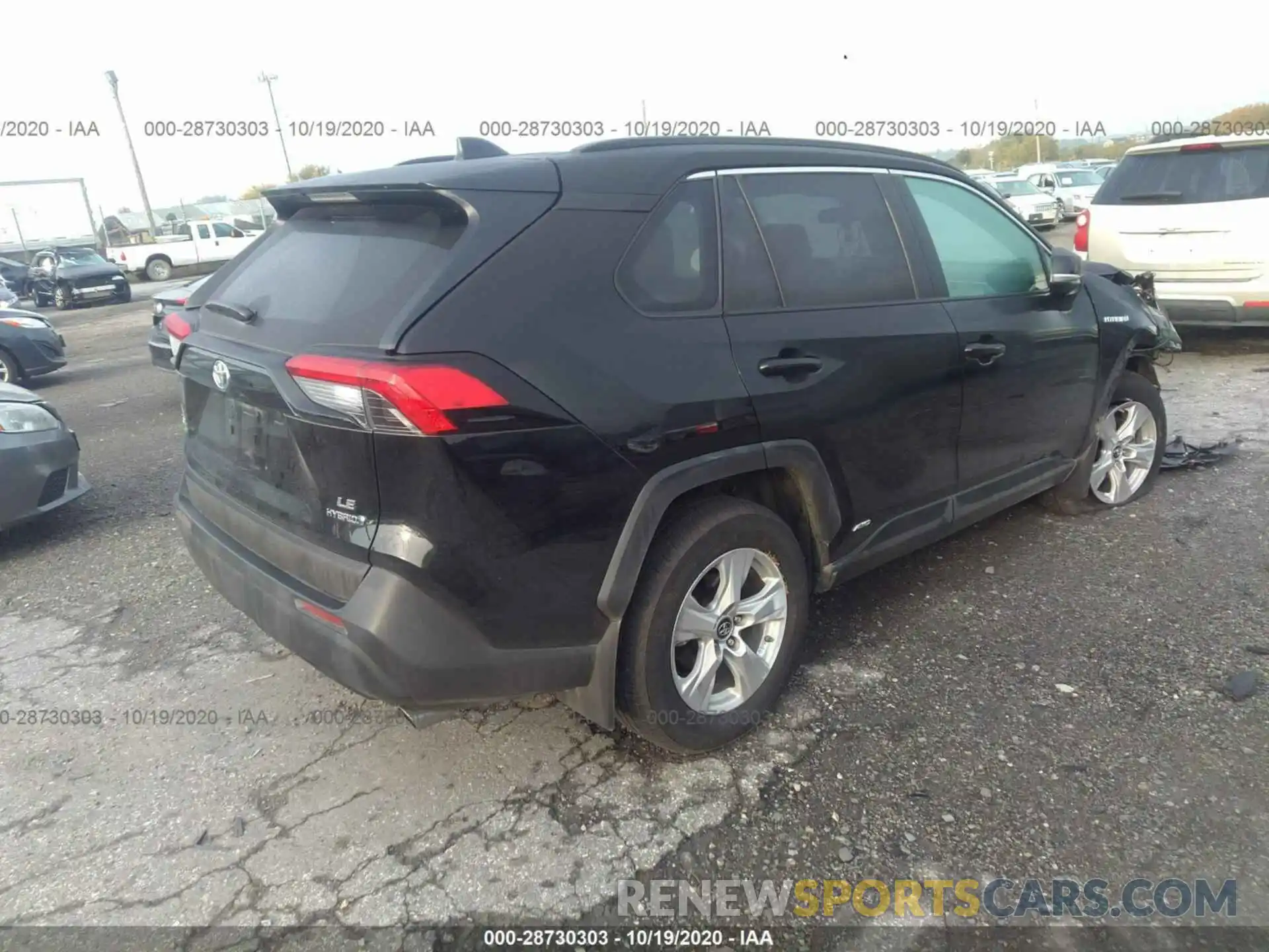 4 Photograph of a damaged car 2T3MWRFV7LW059618 TOYOTA RAV4 2020