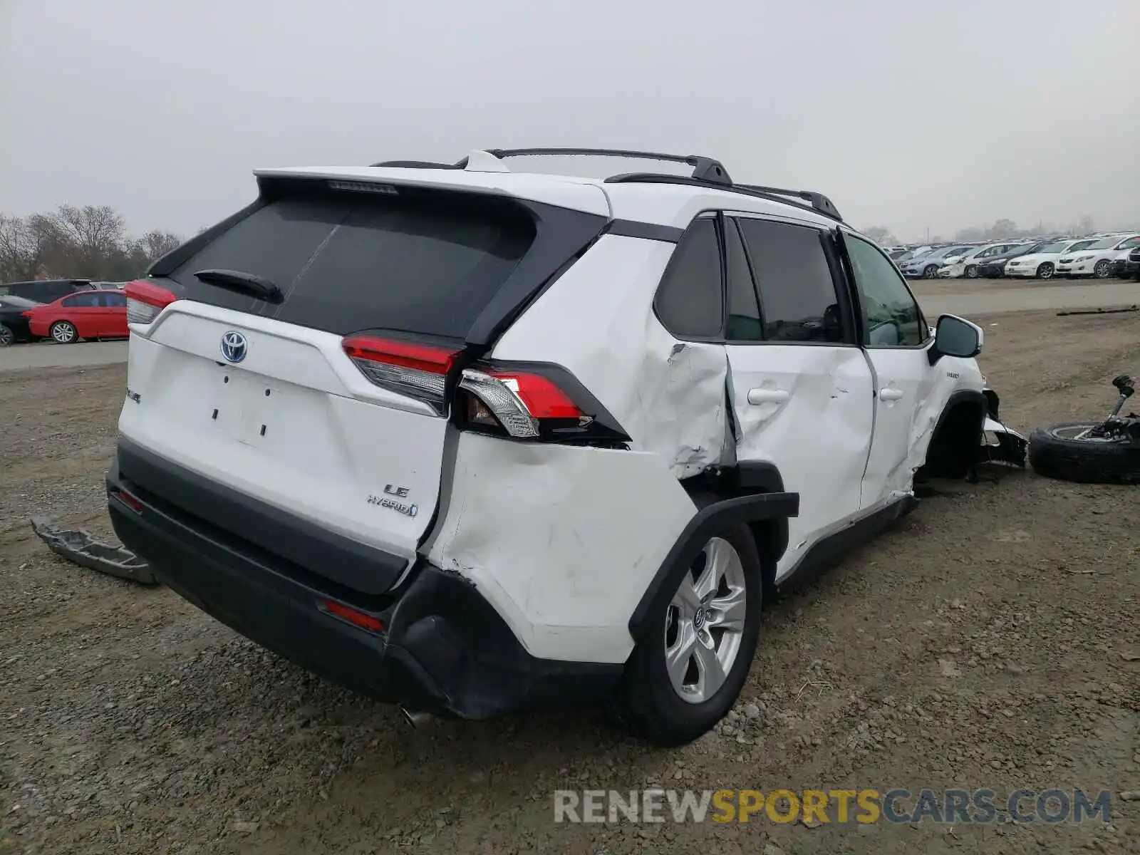 4 Photograph of a damaged car 2T3MWRFV7LW068285 TOYOTA RAV4 2020