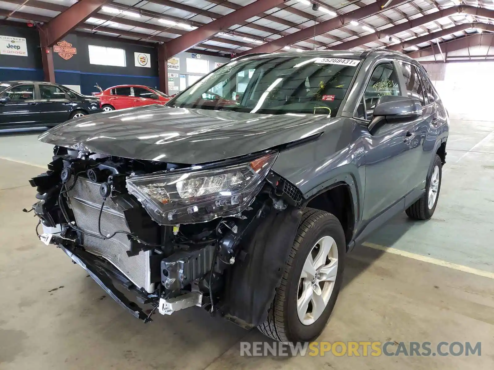 2 Photograph of a damaged car 2T3MWRFV8LW096094 TOYOTA RAV4 2020