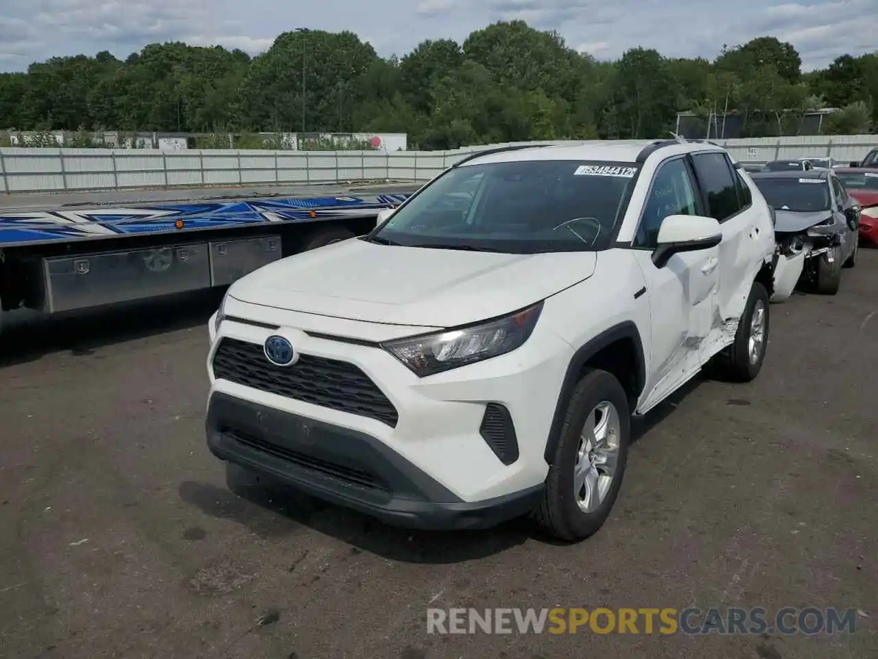 2 Photograph of a damaged car 2T3MWRFV9LW079532 TOYOTA RAV4 2020