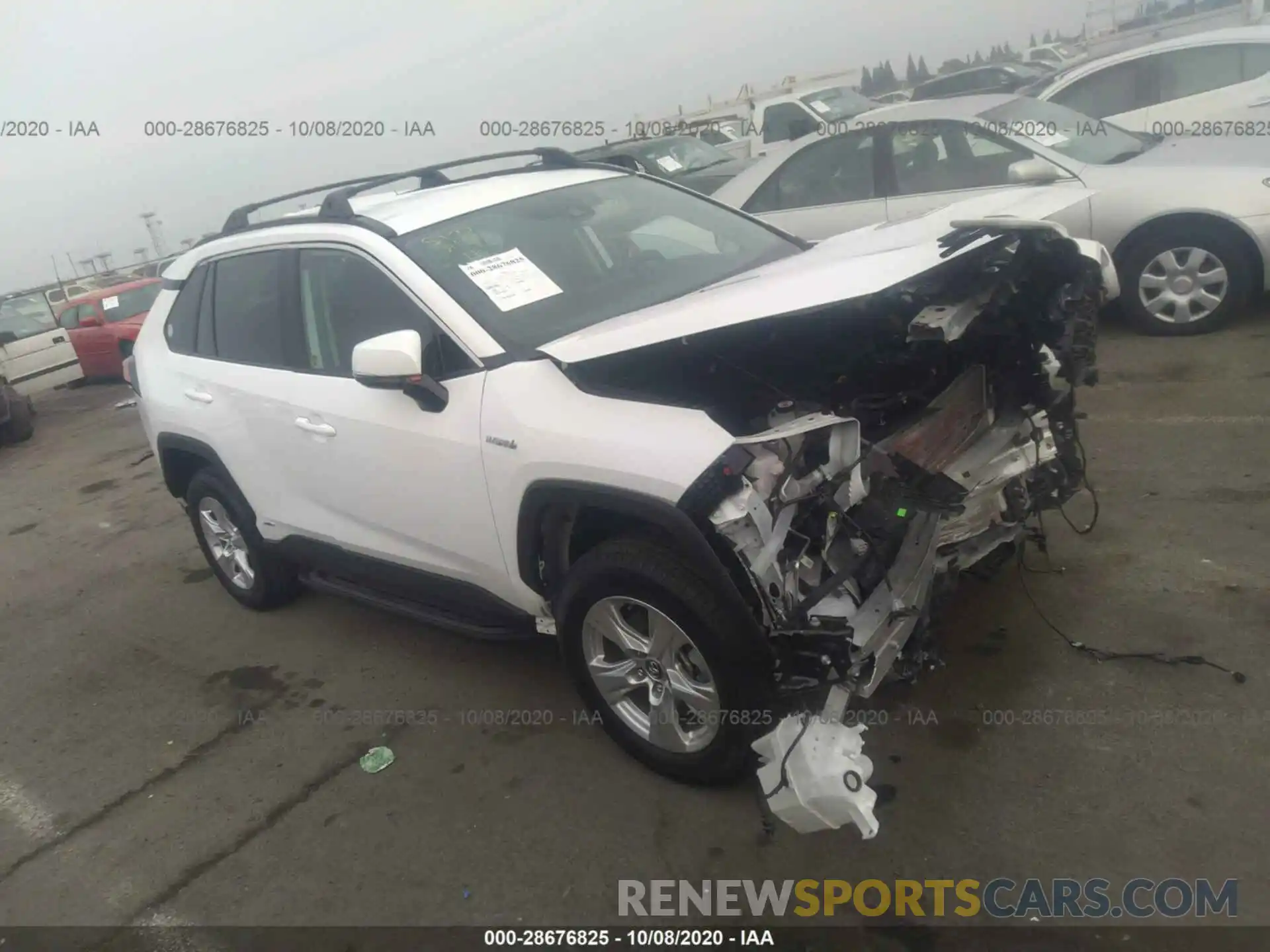 1 Photograph of a damaged car 2T3MWRFVXLW069026 TOYOTA RAV4 2020