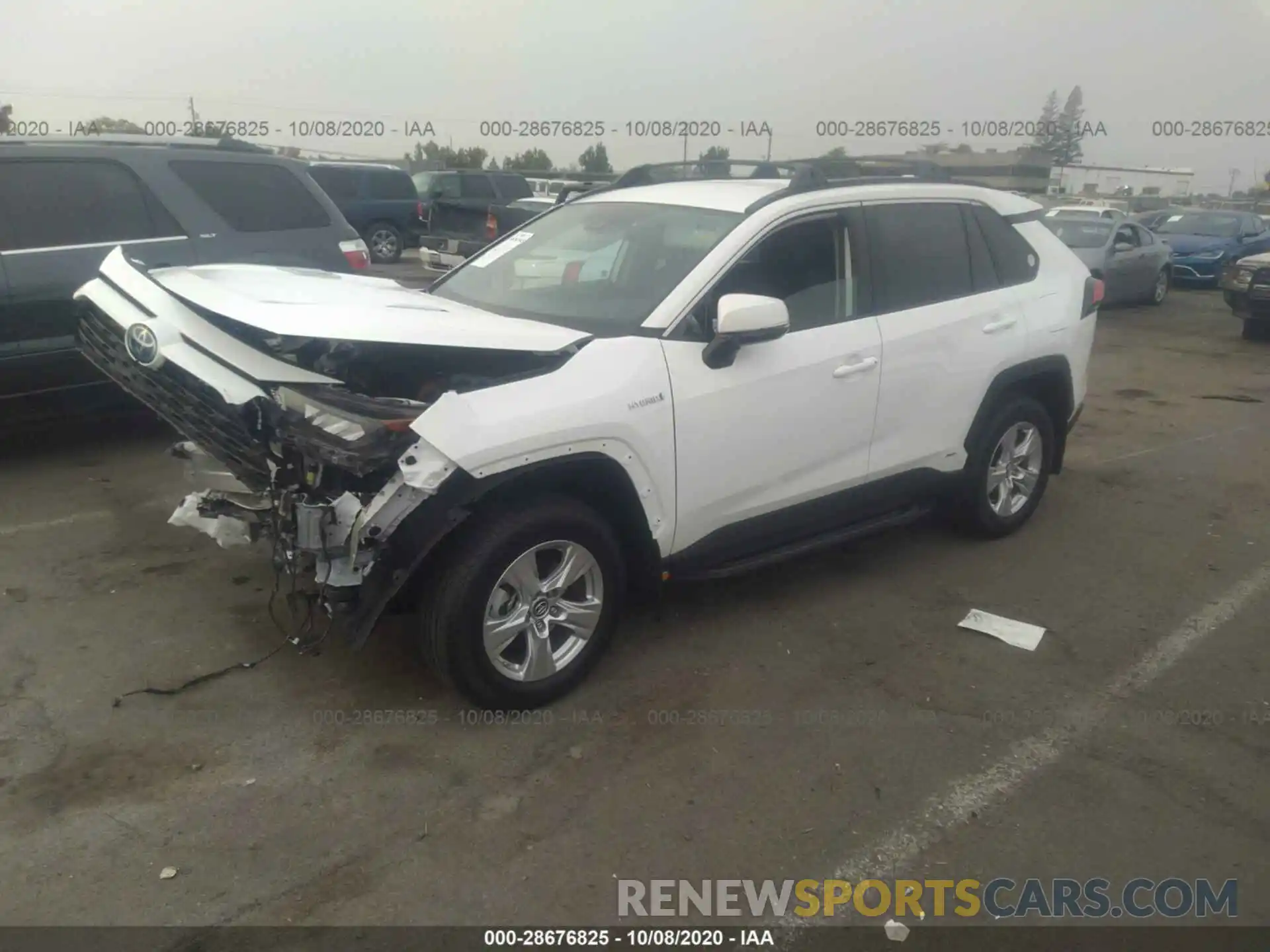 2 Photograph of a damaged car 2T3MWRFVXLW069026 TOYOTA RAV4 2020