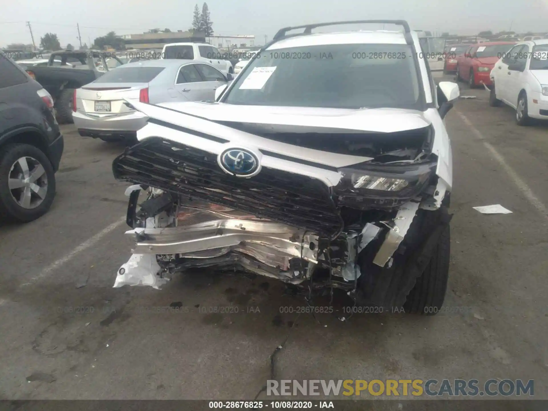 6 Photograph of a damaged car 2T3MWRFVXLW069026 TOYOTA RAV4 2020