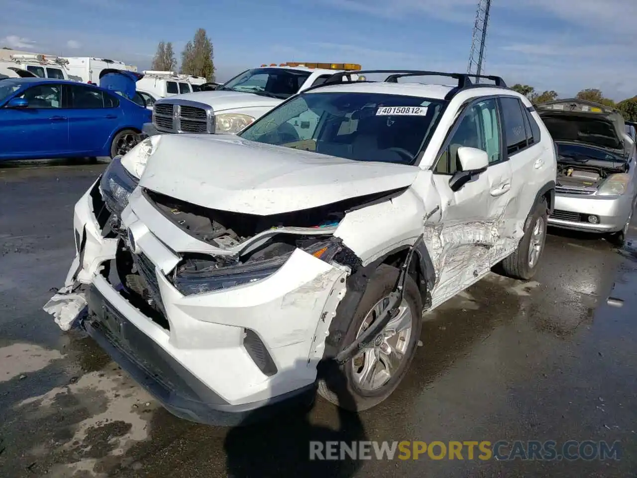 2 Photograph of a damaged car 2T3MWRFVXLW071147 TOYOTA RAV4 2020