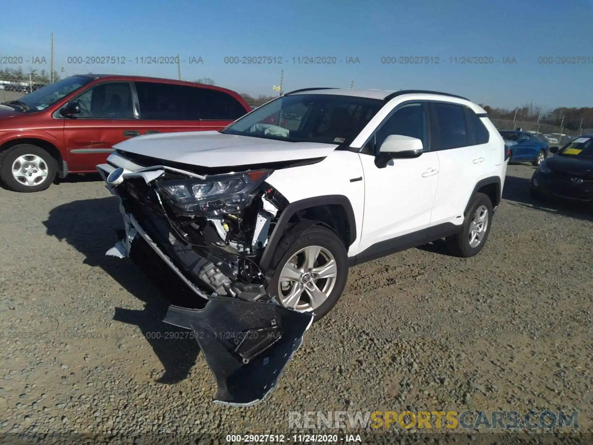 2 Фотография поврежденного автомобиля 2T3MWRFVXLW072850 TOYOTA RAV4 2020