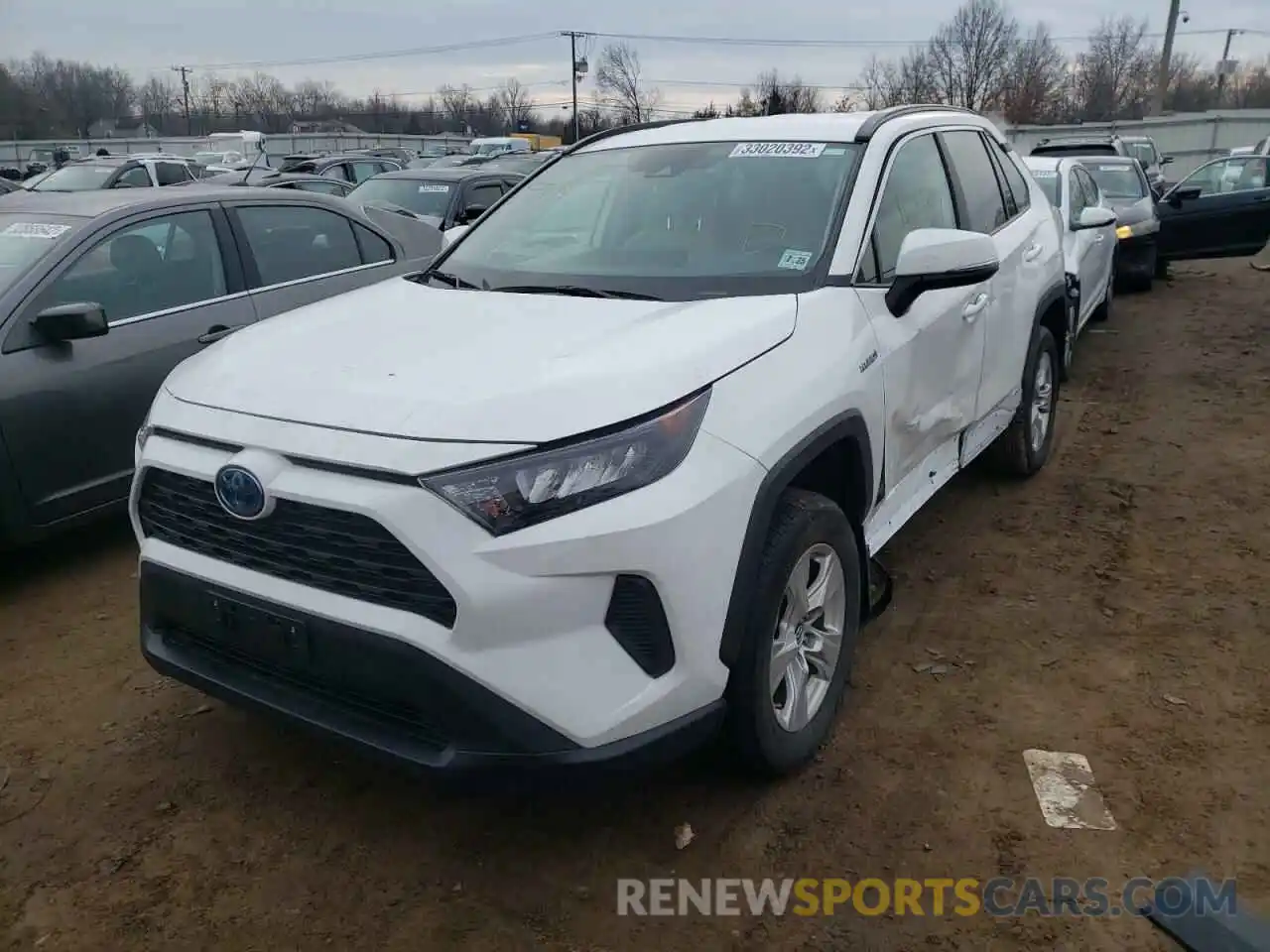 2 Photograph of a damaged car 2T3MWRFVXLW073982 TOYOTA RAV4 2020