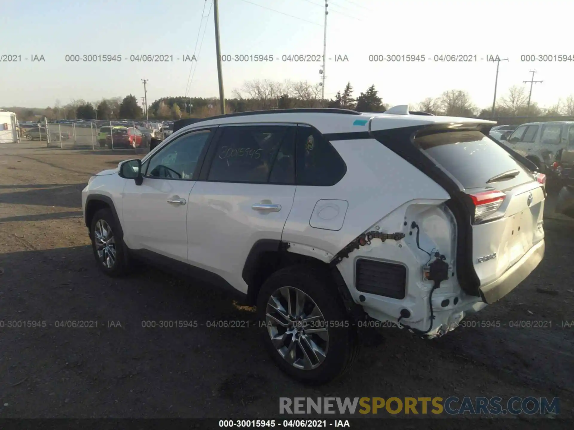 3 Photograph of a damaged car 2T3N1RFV3LW085958 TOYOTA RAV4 2020