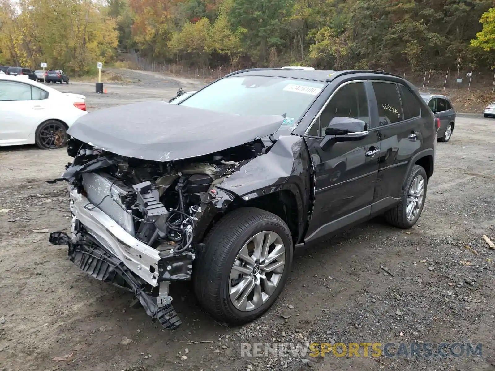 2 Photograph of a damaged car 2T3N1RFV4LW132947 TOYOTA RAV4 2020