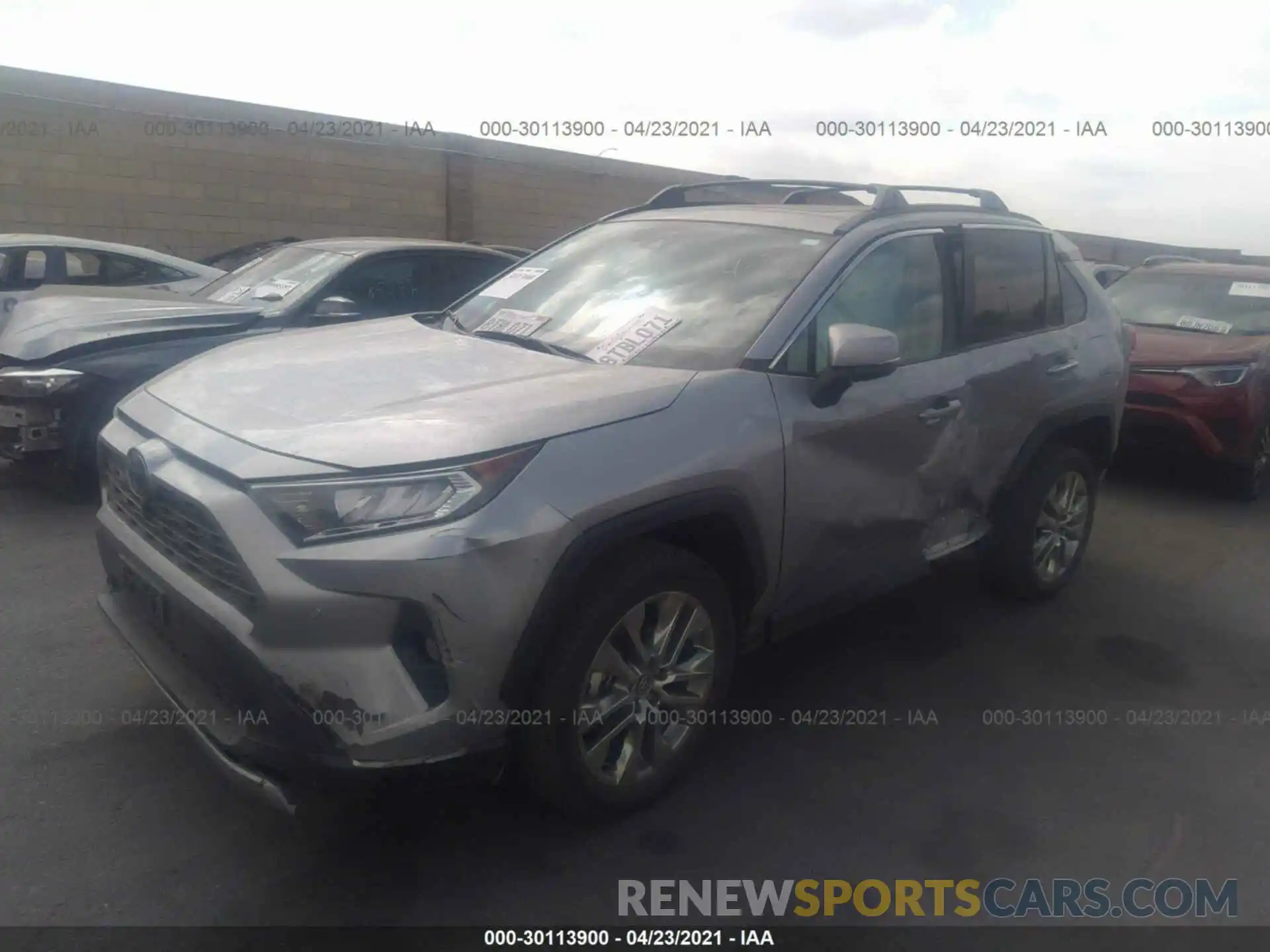 2 Photograph of a damaged car 2T3N1RFV5LC106469 TOYOTA RAV4 2020