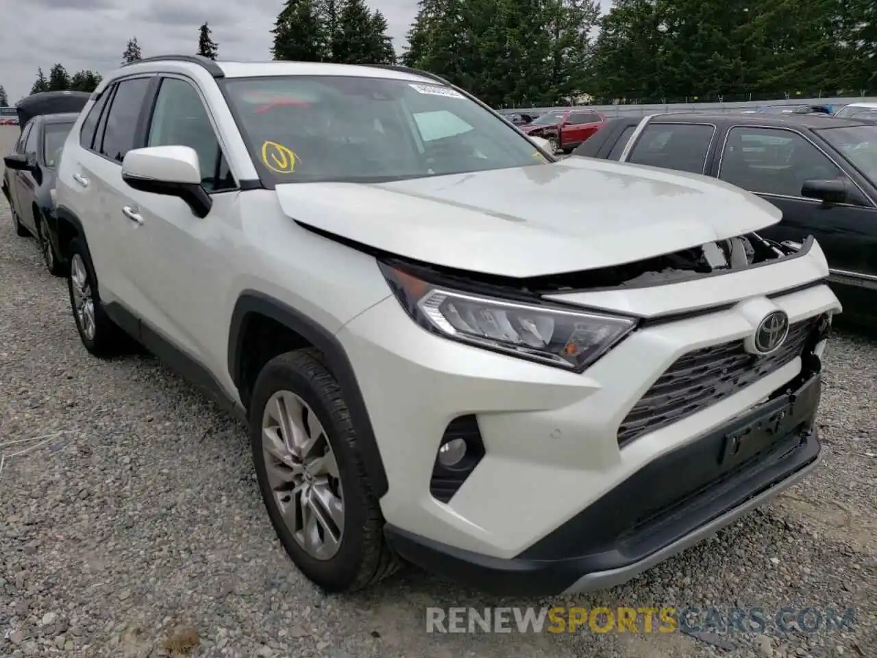 1 Photograph of a damaged car 2T3N1RFV7LC064287 TOYOTA RAV4 2020